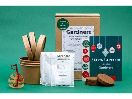 Vánoční dárková sada - Microgreens Gardners "Vypěstuj si sám", S