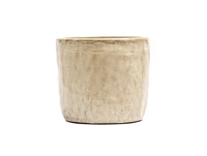 Keramický obal PERTH 15 cm, bílá