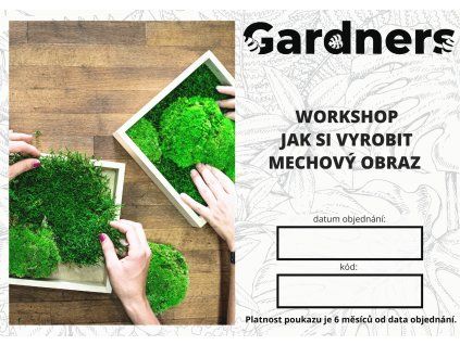 Workshop - Vyrobte si svůj mechový obraz (flexibilní termín)
